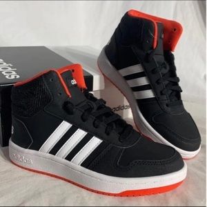 Adidas Hoops Mid 2.0 Mid Top Black Sneakers Mens 4 / Womans 5.5